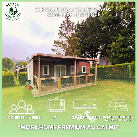 - 279 - Magnifique Mobilhome 6 Personnes Sur 5 Etoiles Campsite Houlgate