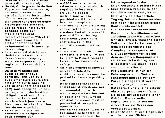 - 279 - Magnifique Mobilhome 6 Personnes Sur 5 Etoiles *